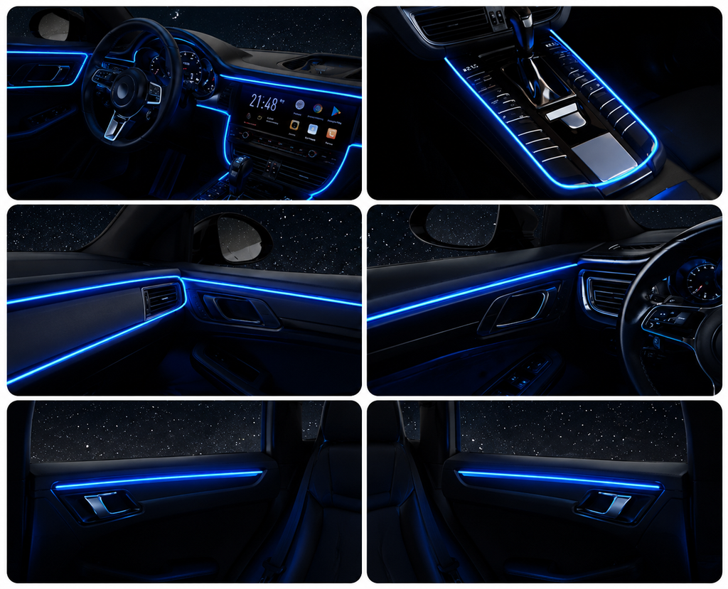 Ice Blue Car LED Interior Lighting Strip™