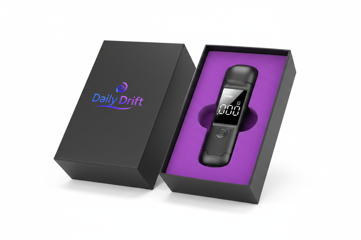 Daily Drift Breathalyzer Packaging