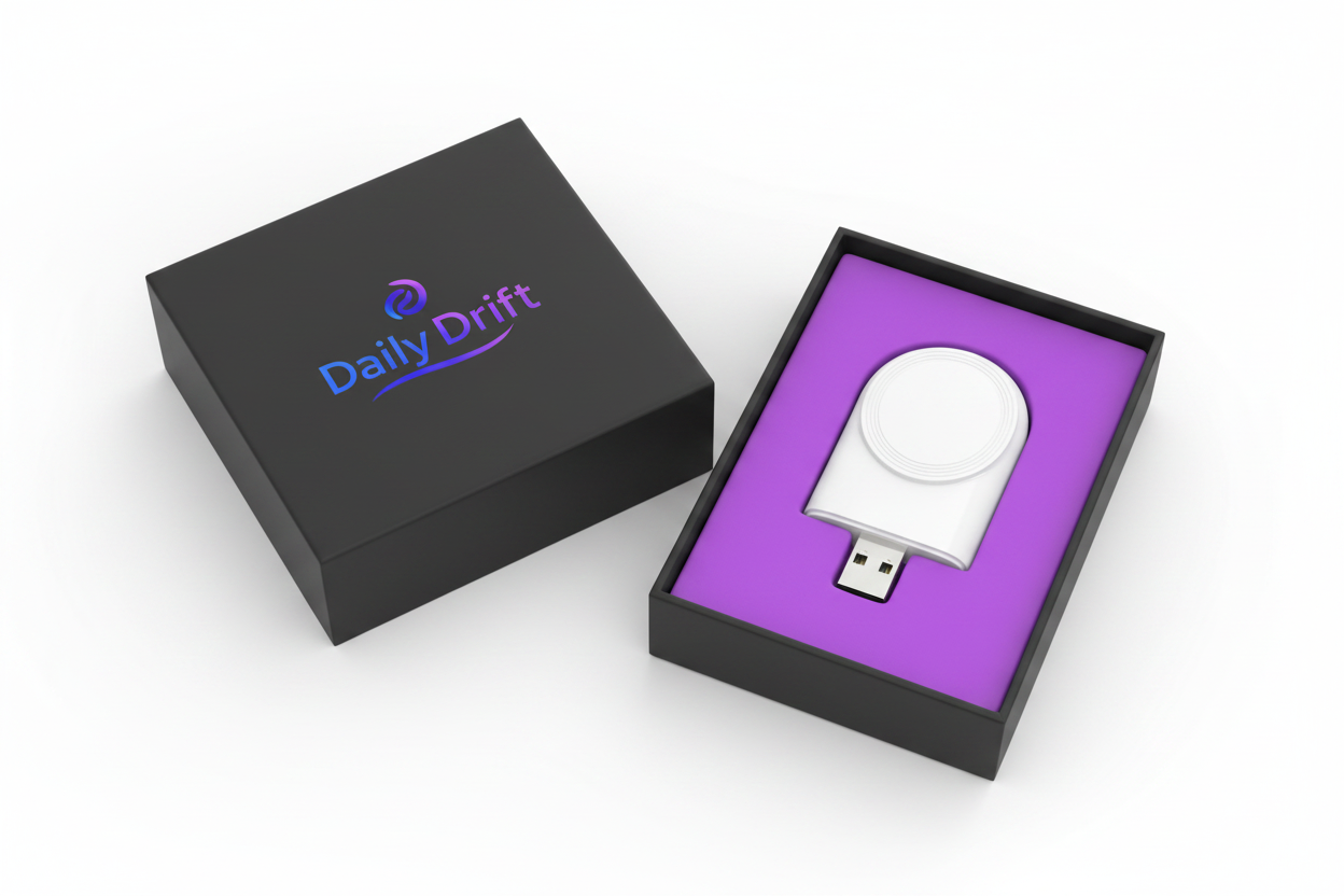 Daily Drift iWatch Charger Packaging